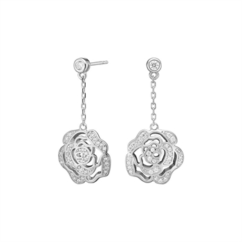 Joanli Nor SANDRANOR øreringe i sølv rose