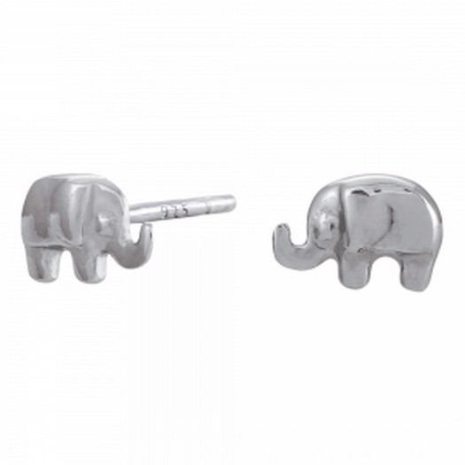 Rhd. sølv ørestikker elefant 5mm 30251000900 med -10% 