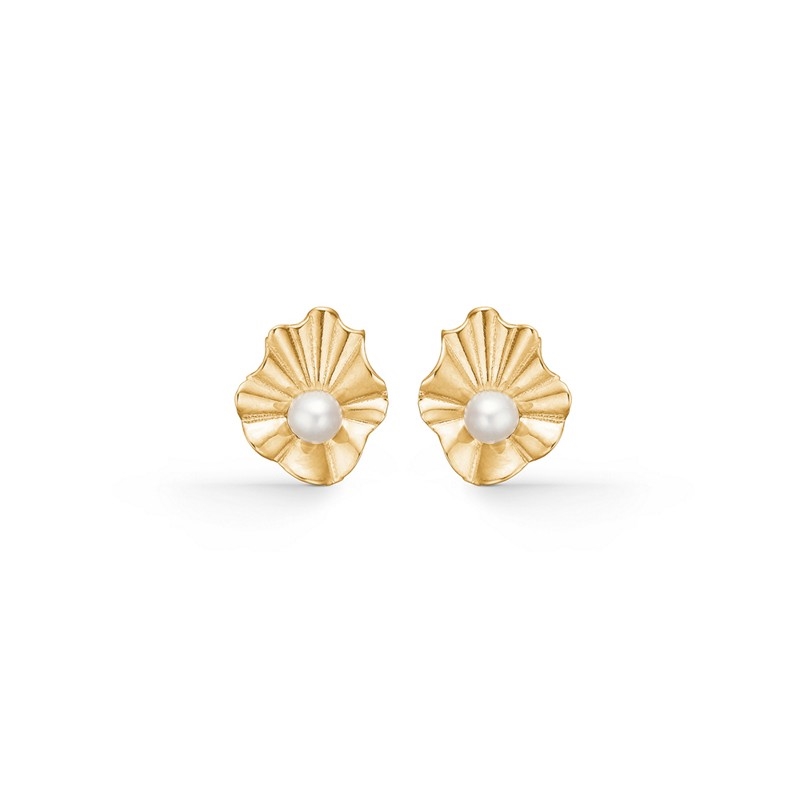 Amelie øreringe i 8 karat guld fra Mads Z 3313119