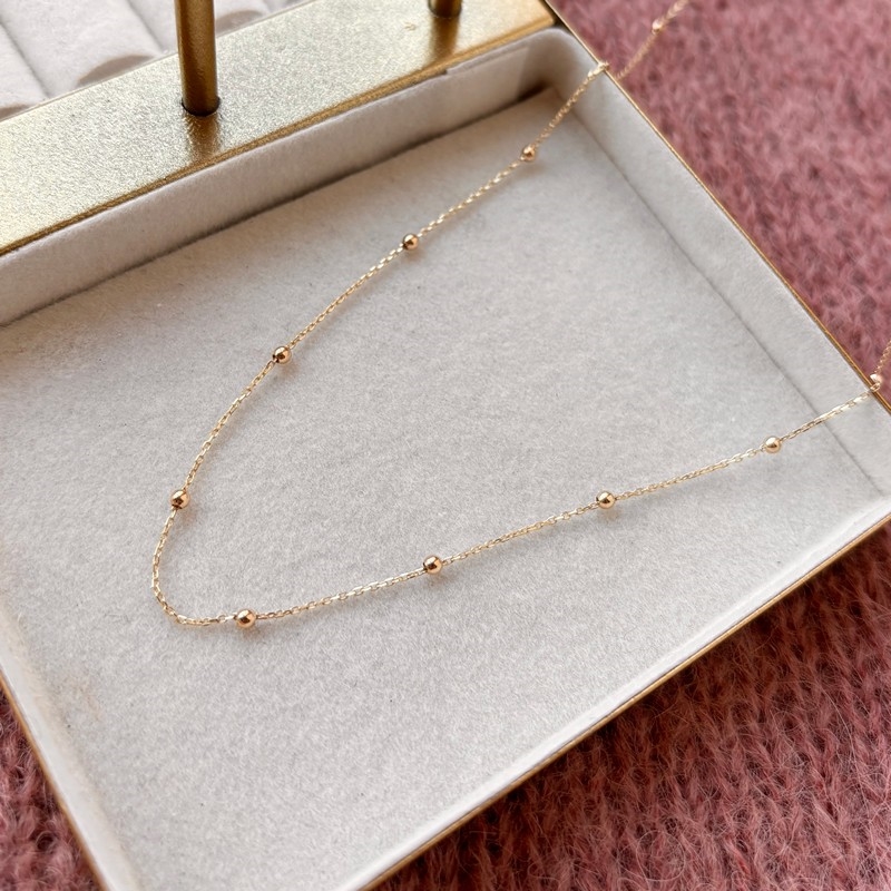 Elegante halskæde i 8 karat guld fra Scrouples  2