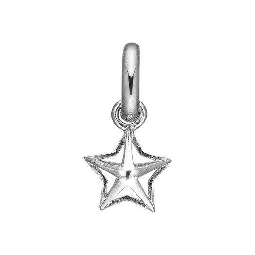 Billede af STORY Sølv Charm - Charm med stjerne i sølv**