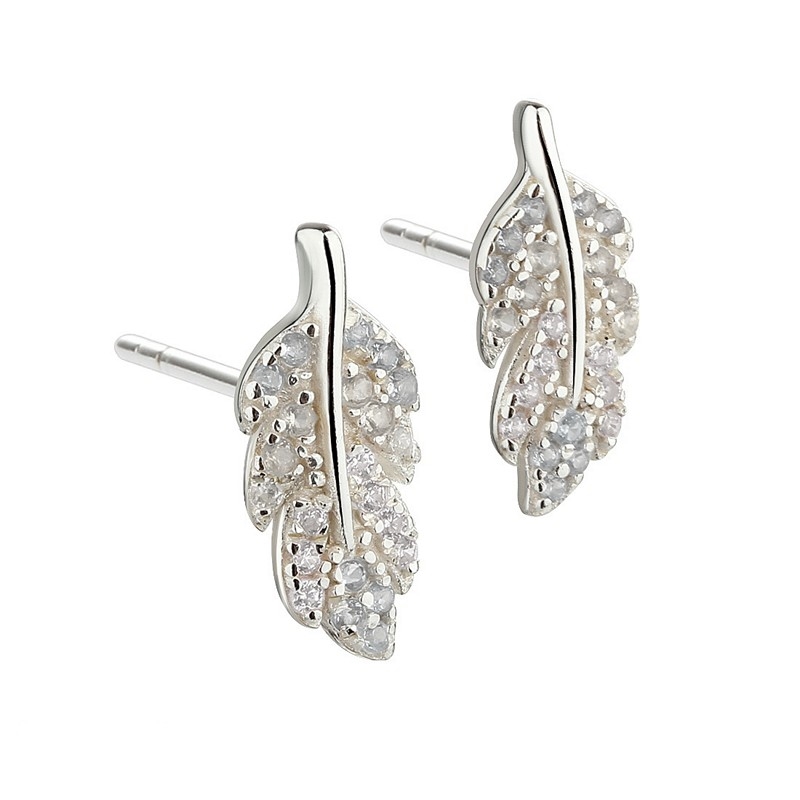  Aqua Dulce - Leona Earstuds i sterlingsølv