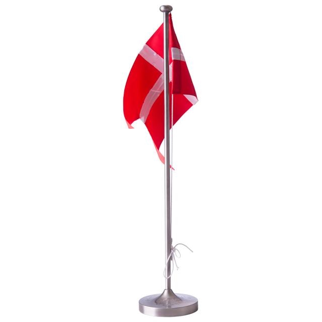 Billede af NOA Kids - Forkromet flagstang m. blank dåbsfod i 38,5 cm hos Guldcenter.dk