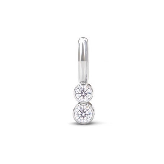 Spinning Jewelry, Shine vedhæng i sølv med 2 Swarovski krystaller