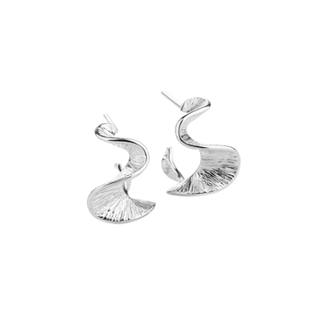  Aqua Dulce - Rhumba Hoop Small i sterlingsølv