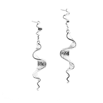  Aqua Dulce - Rhumba Long Earring i sterlingsølv
