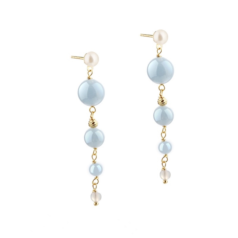 Ghita Sky Blue øreringene fra Aqua Dulce