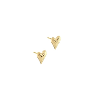  Aqua Dulce - Love Me Small Earstud i forgyldt sterlingsølv