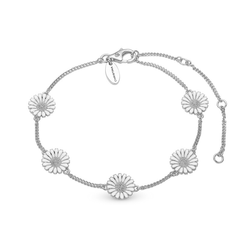 Billede af Christina Collect - Marguerite armbånd i sølv