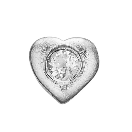 Christina collect sølv element - Topaz Heart - 603-S1