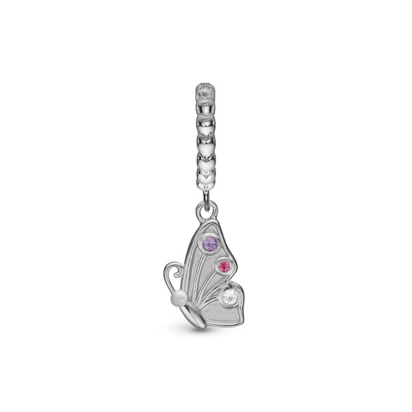 Butterfly friend charm i sølv 610-S114