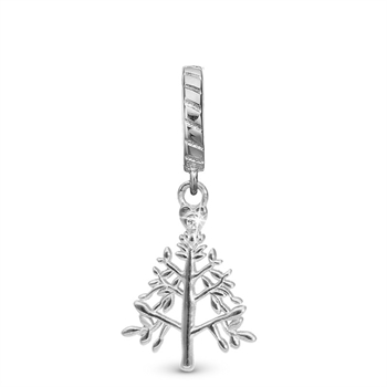 Sølv Christmas Tree Charm fra Christina Watches