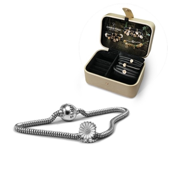 Christina Collect Kampagne marguerite sølvarmbånd 615-JewelS