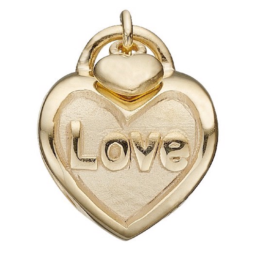 Christina Collect - LOVE LOCK forgyldt charm 623-G237