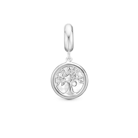 Christina Collect - Tree of Life perlemor charm i sølv til sølvarmbånd