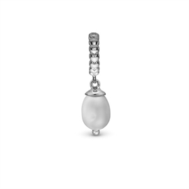 Christina Collect - True Pearl i sølv charm  til sølvarmbånd