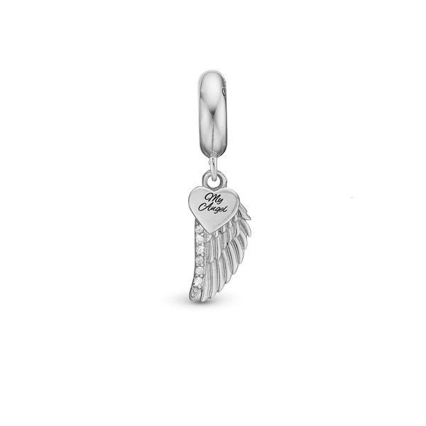Christina Collect - My Angel charm i sølv til sølvarmbånd
