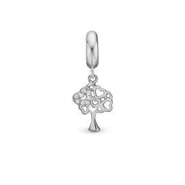 Christina Collect - Tree of Hearts charm i sølv til sølvarmbånd