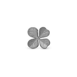 Four Leaf Clower charm rutheniumbelagt sølv | 630-B231