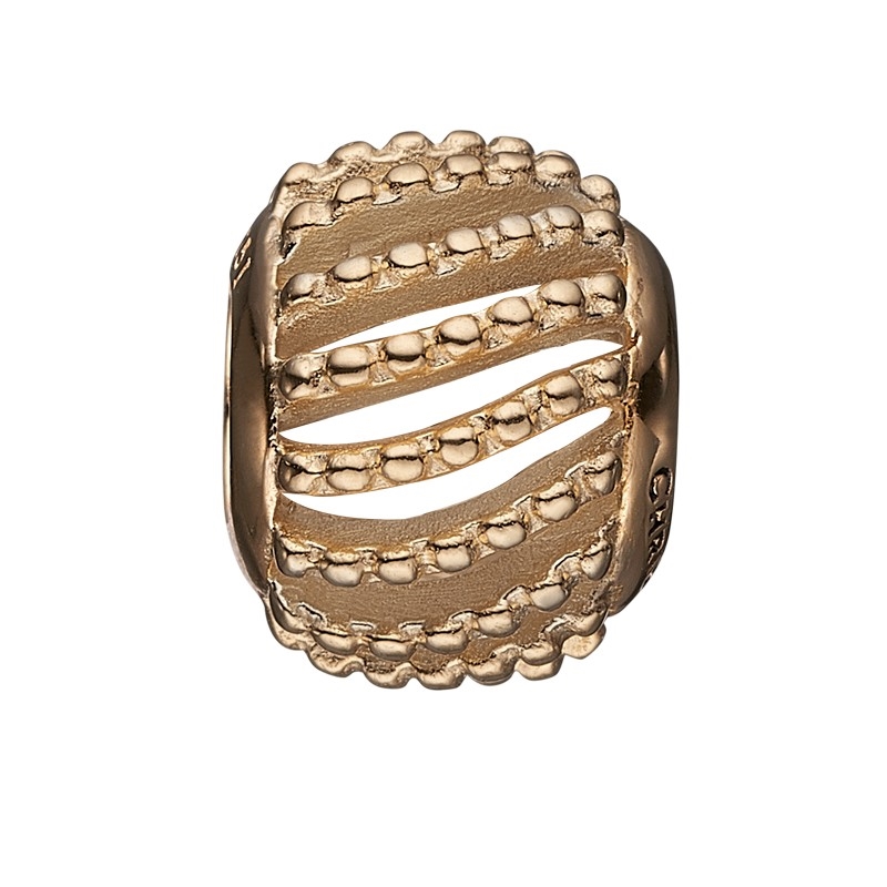 Christina Jewelry forgyldt charm DOTTED LINE 630-G130