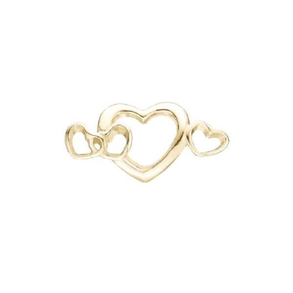 Christina Collect 4HEARTS LOVE charm forgyldt 630-G199