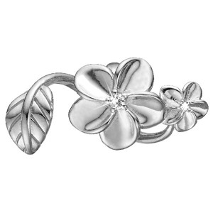 Christina Collect - FLOWER BOUQUET sølv charm til læderarmb.