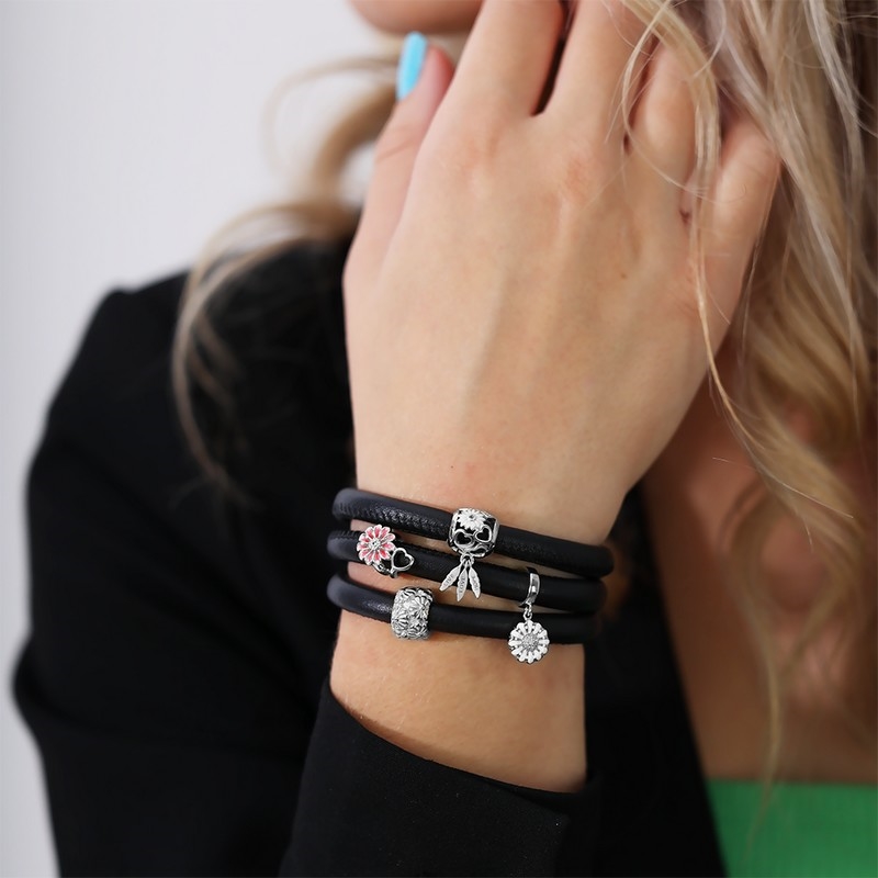 Christina Collect - MARGUERITES WITH LOVE sølv charm