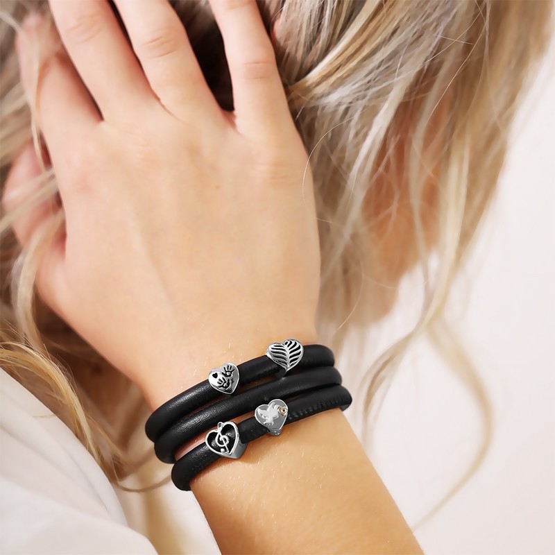 Christina Collect - MEMORIES sølv charm til læderarmbånd