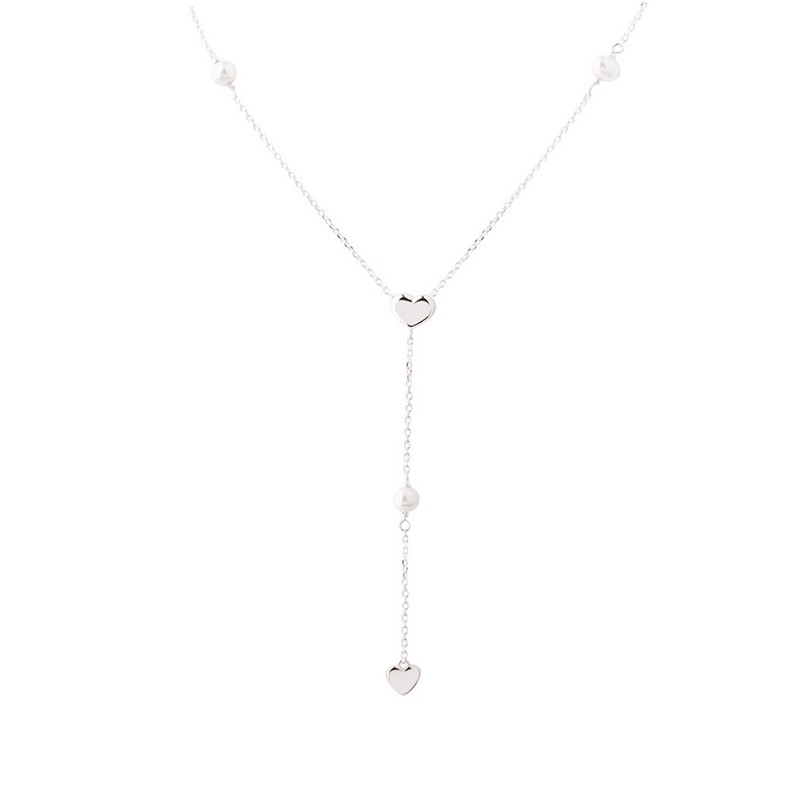 Aqua Dulce Karla Y-halskæde i 925 sterlingsølv