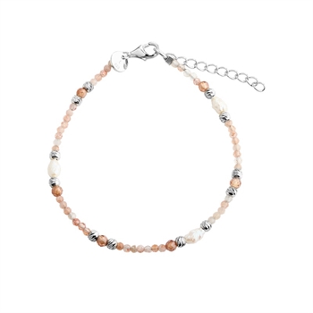  Aqua Dulce - Sunella Simple Bracelet i sterlingsølv
