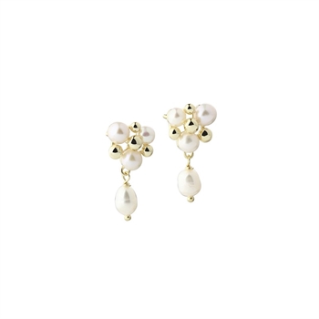  Aqua Dulce - Lunella Earring i forgyldt sterlingsølv