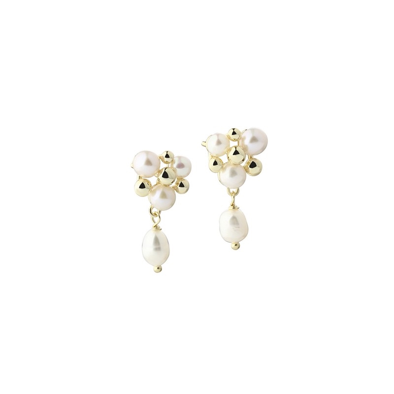  Aqua Dulce - Lunella Earring i forgyldt sterlingsølv