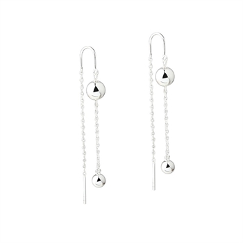 Alba ørekæder i sølv fra Aqua Dulce