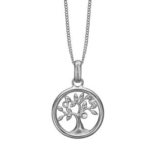 Christina Collect - TREE OF LIFE halskæde m. topaser i sølv