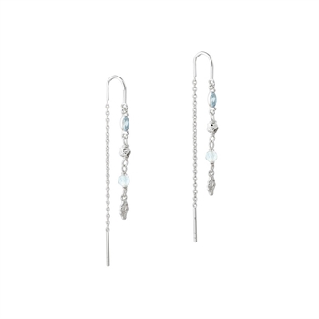 Sinna øreringene i sterlingsølv fra Aqua Dulce