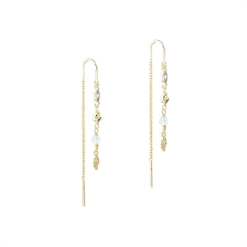  Aqua Dulce - Sinna øreringe i forgyldt sølv