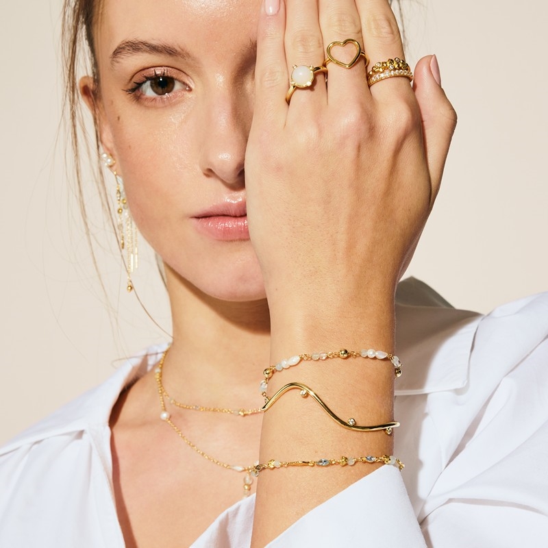 Sinna armbåndet fra Aqua Dulce i forgyldt sterlingsølv2