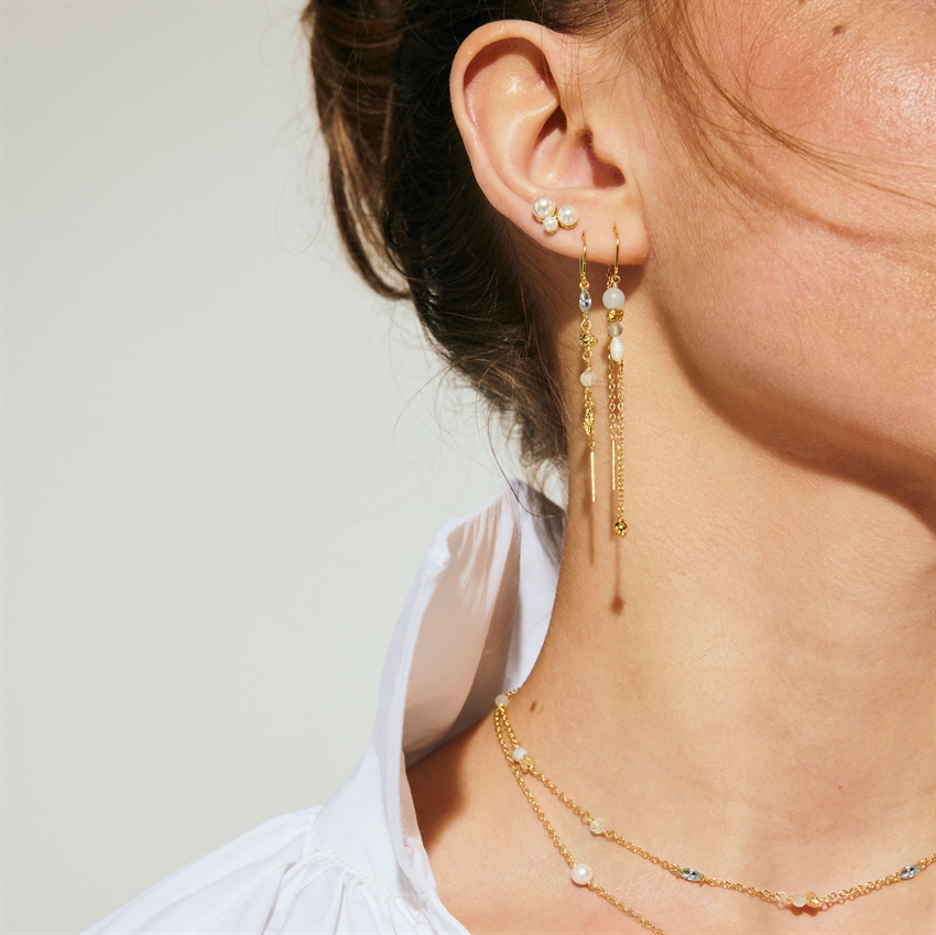 Aqua Dulce Sinna halskæde i forgyldt sølv 