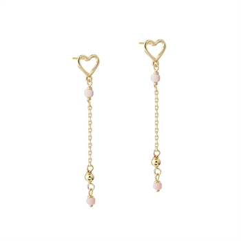  Aqua Dulce Alma øreringe i forgyldt sølv Guldcenter