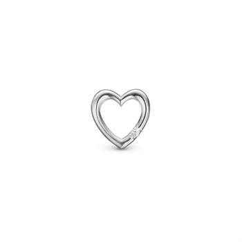 Christina Collect - DIAMOND LOVE charm i 14kt. hvidguld