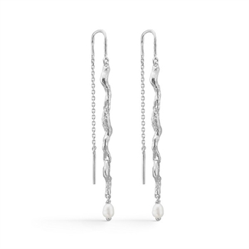 Studio Z - Tangled perleøreringe i sølv 7103826