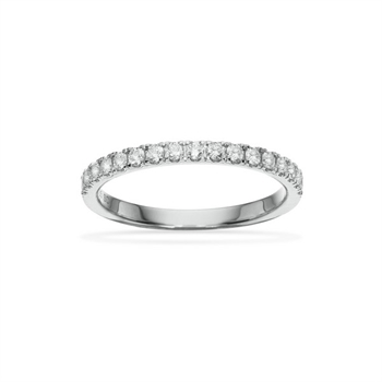 Dazzling - 14 karat hvidguld ring med 0,32 ct diamanter