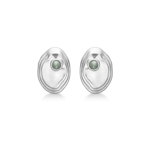 Studio Z - Shell ørering i sølv m. zirkonia 7117828