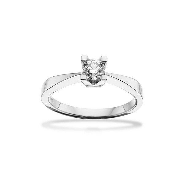 Se Kleopatra Ring 0,30 ct. i 14 Karat Hvidguld fra Scrouples hos Guldcenter.dk