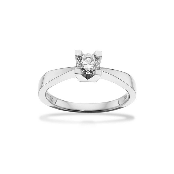 Billede af Kleopatra Ring 14 kt. Hvidguld 0,35 ct.