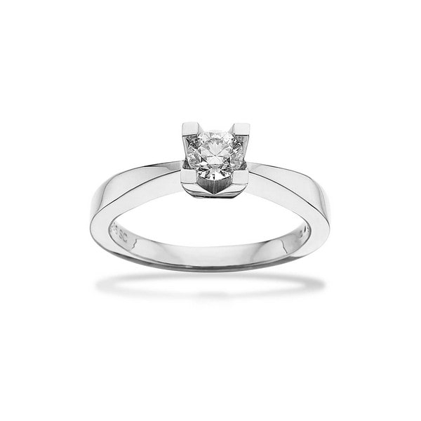 Billede af Kleopatra Ring 14 kt. Hvidguld 0,40 ct.