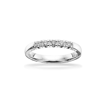 Grace Alliancering14 kt. hvidguld 5x0,03 ct. 7156,5