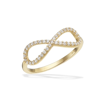 Ring i 8 kt guld med evighedstegn fra Scrouples | SPAR 10%