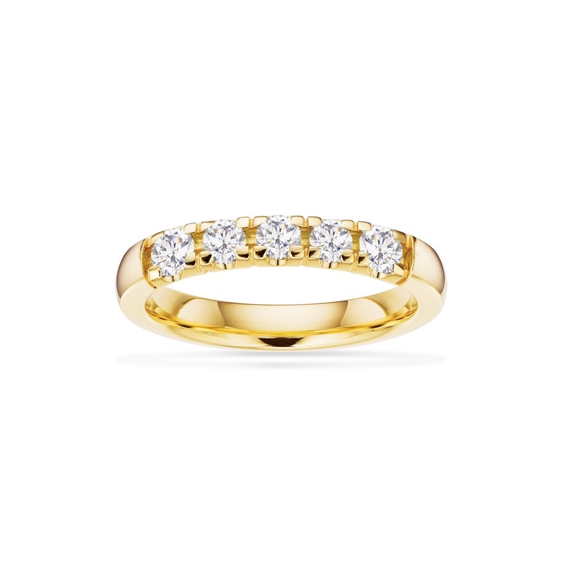 Scrouples - Grace Alliancering i 14kt guld m. i alt 0,35ct.