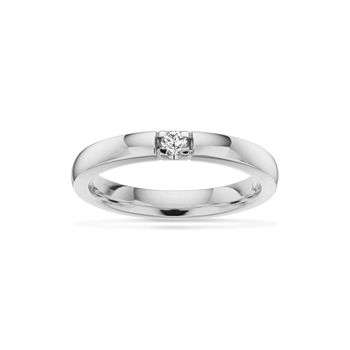 Grace Alliancering i 14 kt. med 1x0,07 ct. 7216,1